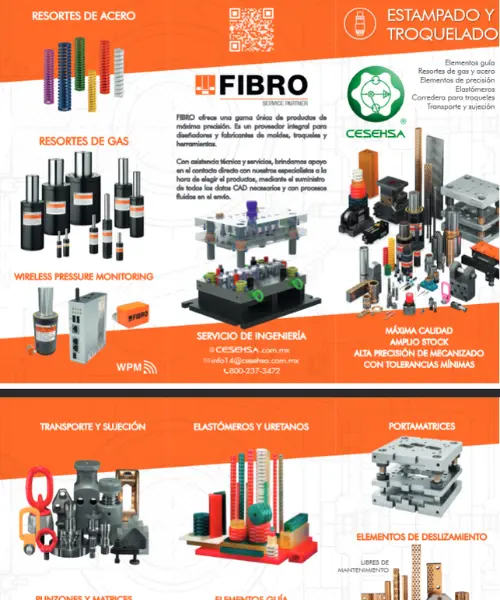 Folleto de Estampado y Troquelado