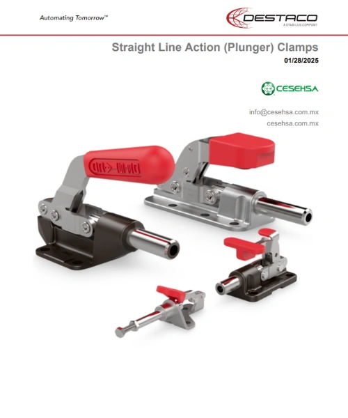 Straight Line Action -Plunger- Clamps