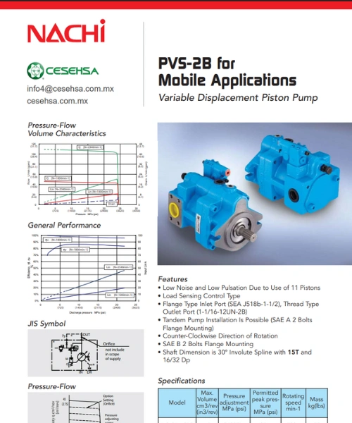 Catálogo PVS-2B Nachi