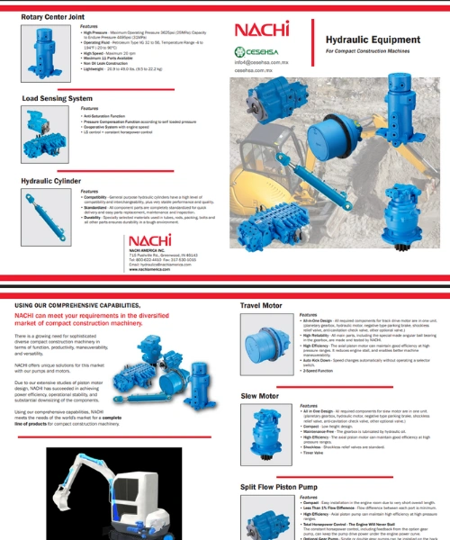 Equipamiento Hidraulico Nachi